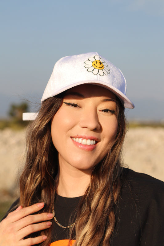 Gorra gamuza “Flower”