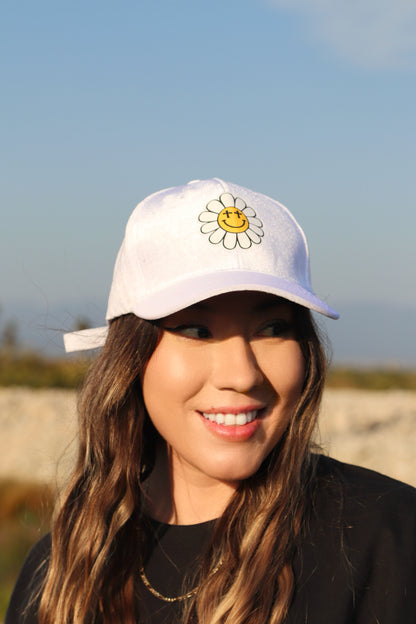 Gorra gamuza “Flower”