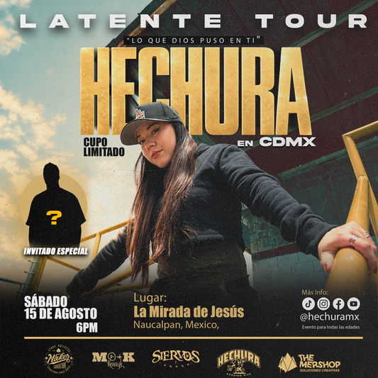 Preventa: Hechura en CDMX - Latente Tour